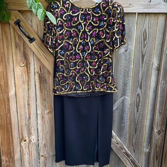 Stenay Dresses & Skirts - Beaded Formal Top and Long Skirt set Size 12 Vintage